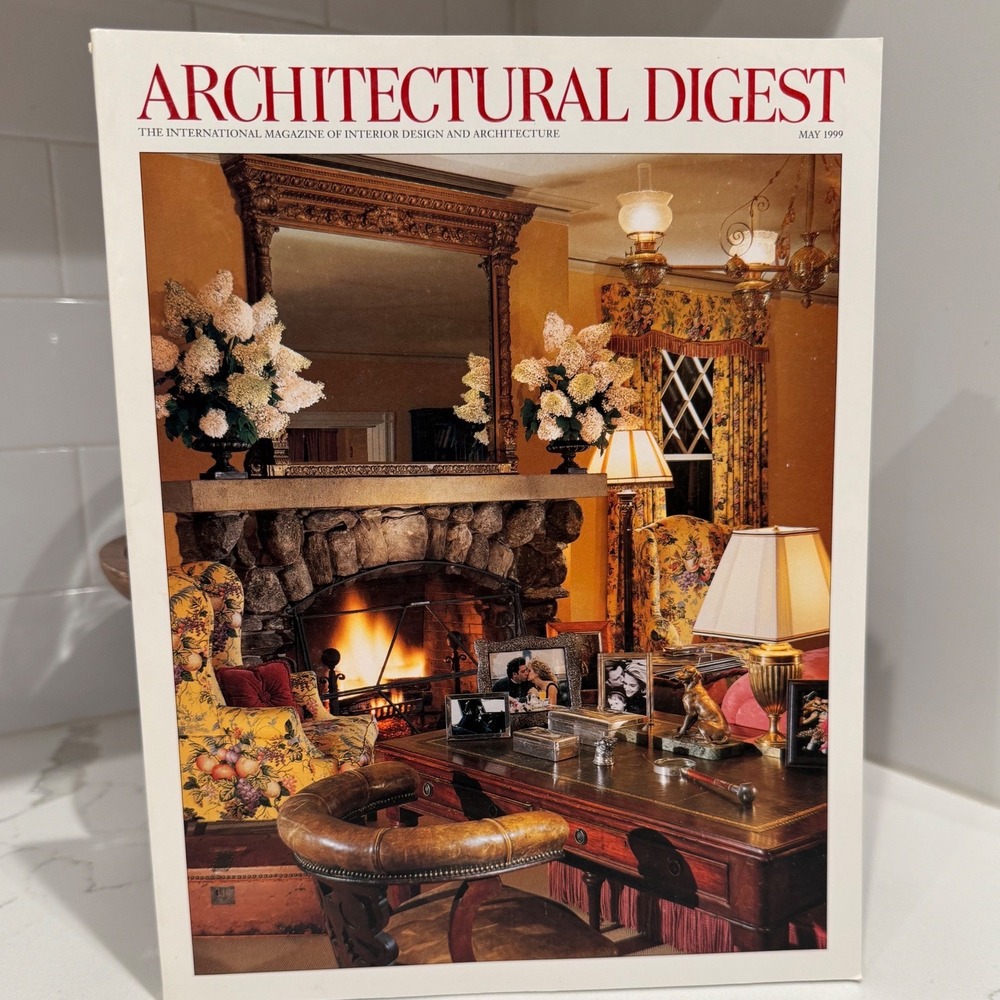 Architectural Digest Magazine May 1999 Vintage Interior Design Architecture